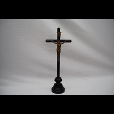 13" Antique Wood Crucifix SKU 8Y78UU